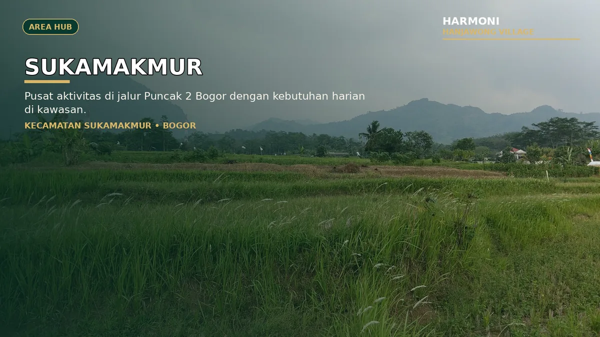 Visual kawasan Sukamakmur Kabupaten Bogor