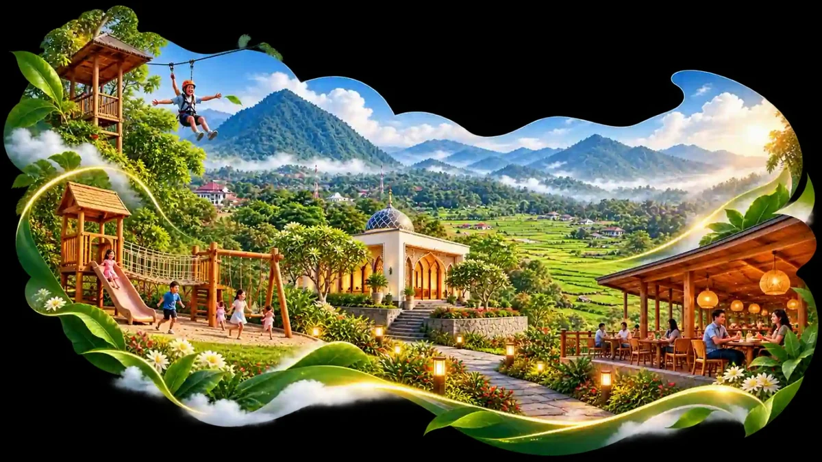 Konsep kawasan dan lifestyle Harmoni Hanjawong Village dengan property nature leisure villa dan hospitality